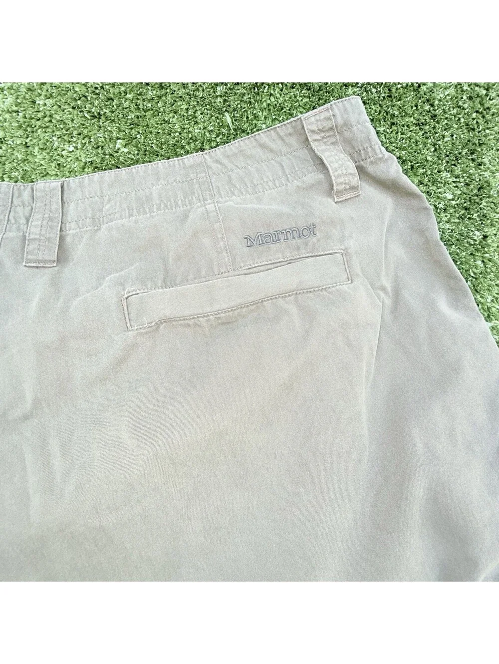 Marmot Mens Cargo Shorts Size 40 Olive Green Hiking Outdoor Utility Pockets